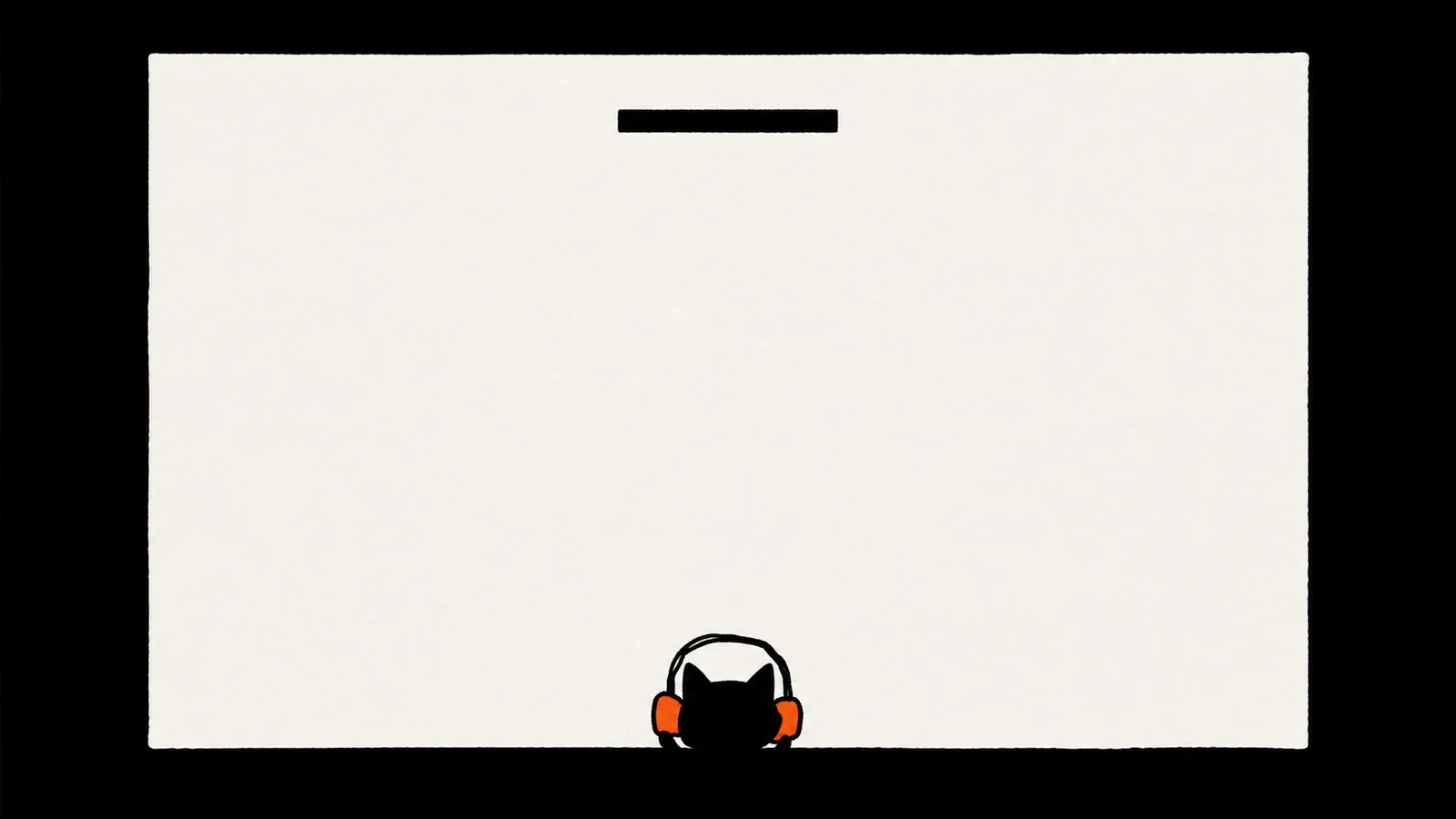 A cat in front of one line on a screen
